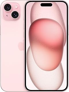 Apple iPhone 15 Plus, 128GB, Pink (Renewed)
